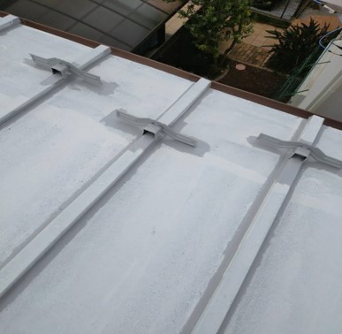 アパート　屋根塗装